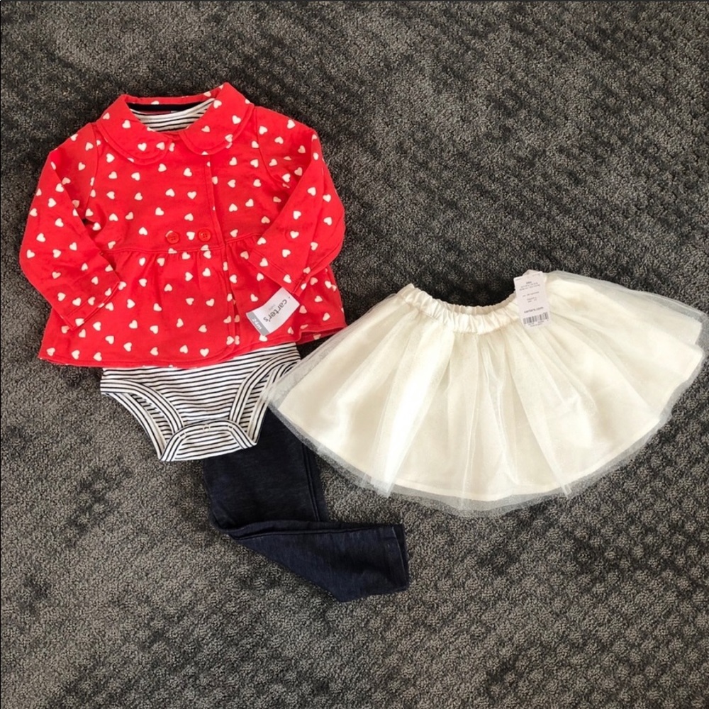Carter’s :: Bundle of 3 Piece Set + Skirt